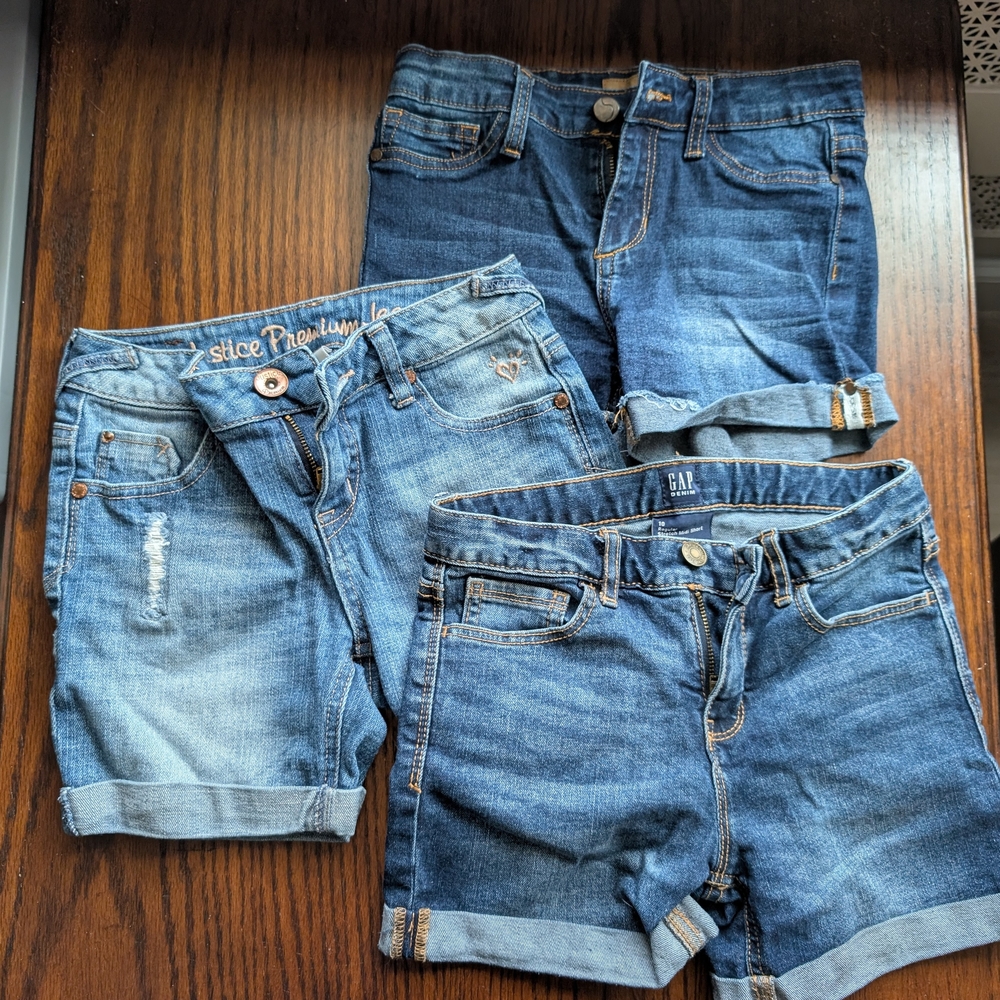 Joe's Jeans Classic Blue Jean Shorts Trio Bundle
